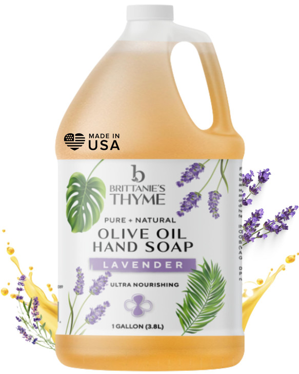 Brittanies Pure Organic Castile Liquid Olive Oil Soap Refill Face Body Wash Dishes Pets Laundry Vegan Gluten Free NonGMO