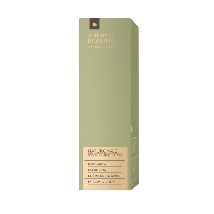 ANNEMARIE BRLIND NATUROYALE Cleansing Cream Face Cleanser With Natural Ingredients Hyaluronic Acid Vitamin E and Shea Bu