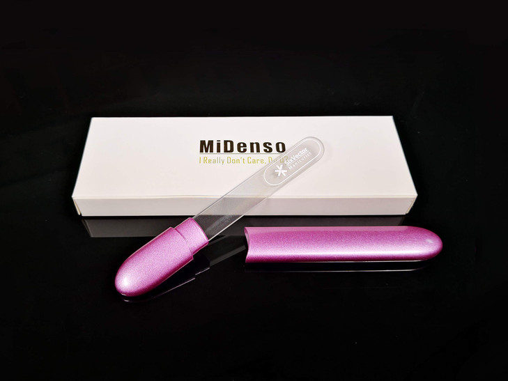 Nail File, Midenbo Glass Crystal Salon Nail Buffer with Case for Natural Nails Birthday Christmas Gift for Women and Man(Purple) online at globaldelivered
