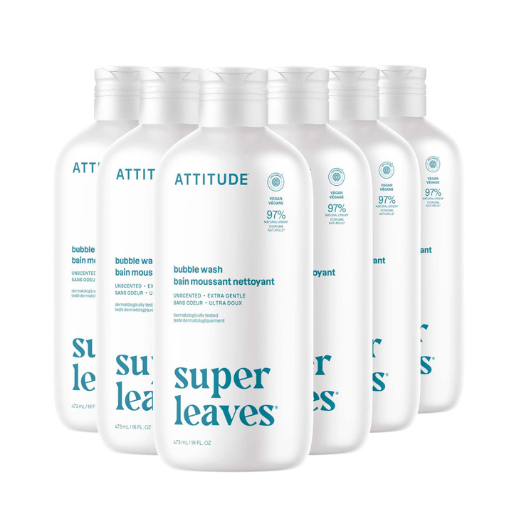 Attitude Bubble Bath EWG Verified Plant and MineralBased Dermatologically Tested Vegan Body Care Products Extra Gentle U