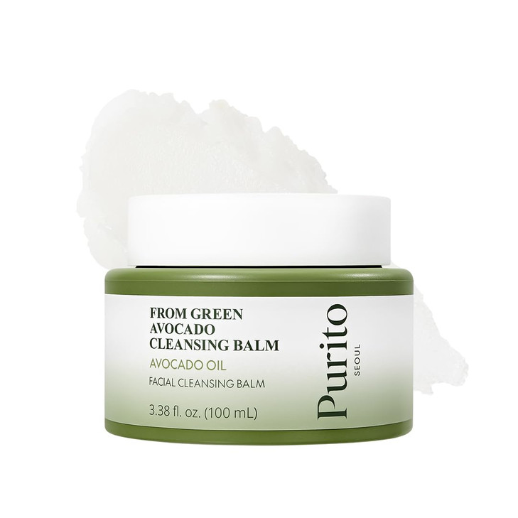 PURITO From Green Avocado Cleansing Balm 100ml 338 fl oz MeltIn Moisture with Avocado Oil Vegan CrueltyFree Suitable for