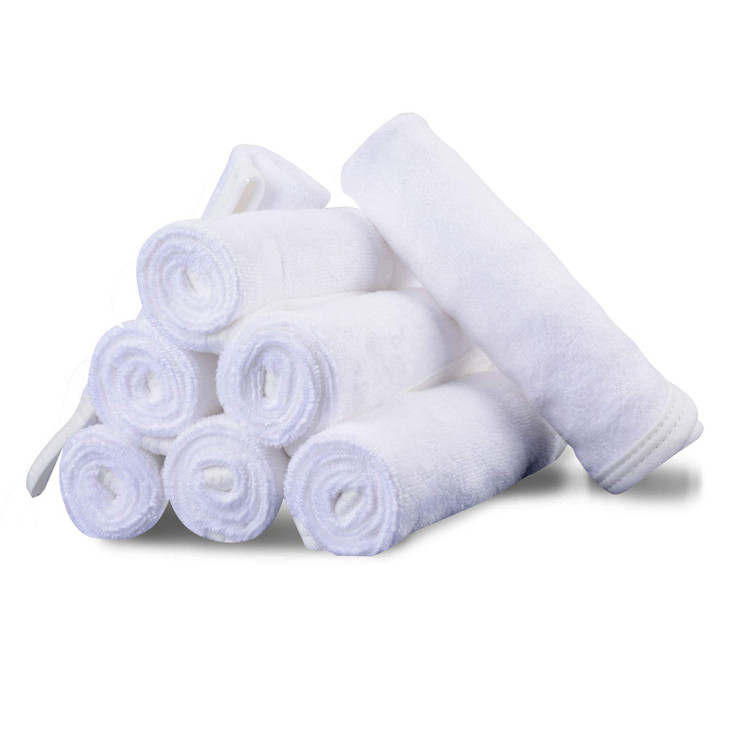 Mars wings Microfiber Facial Cloths Facial Towels 8 Pack 12 x 12 inch Super Absorbent Quick Drying Fast Soft EcoFriendly