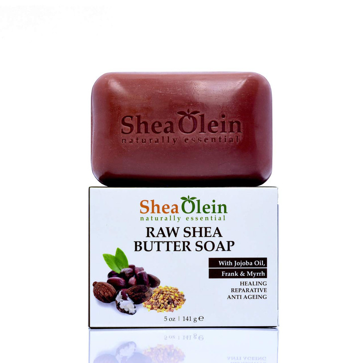 Raw Shea Butter Soap with Jojoba Oil Frank Myrrh