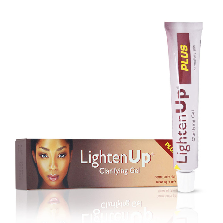 LightenUp Plus Clarifying Gel 1 fl oz 30 ml Brightening Cream for Knuckles Elbows Hands Armpits with Alpha Arbutin Fruit