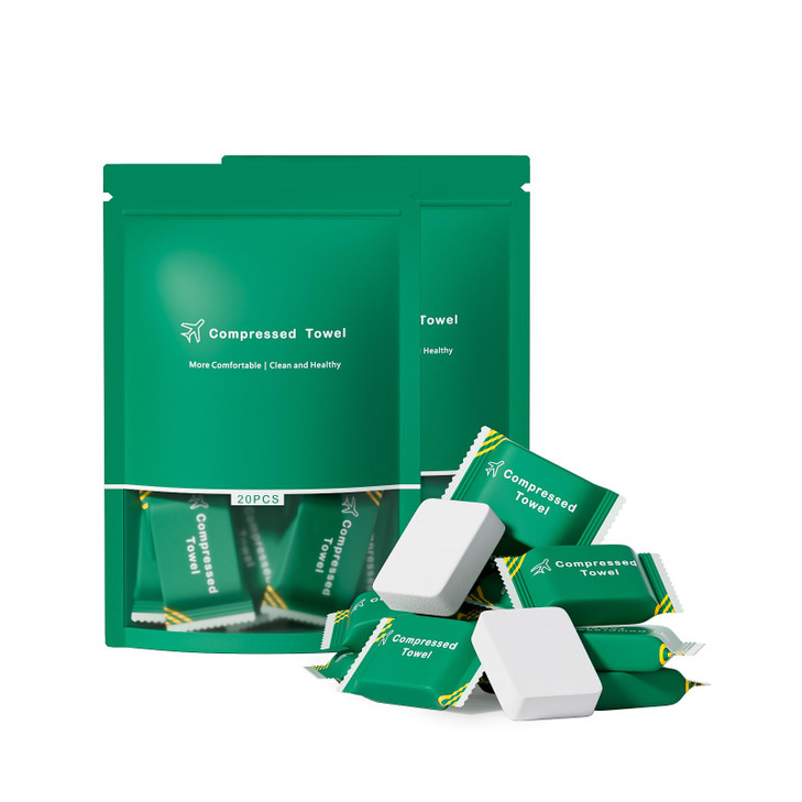 Disposable Compressed Towel Tablets Disposable Face Towels Compressed Camping Towel Hand Wipe Portable Washcloth Portabl