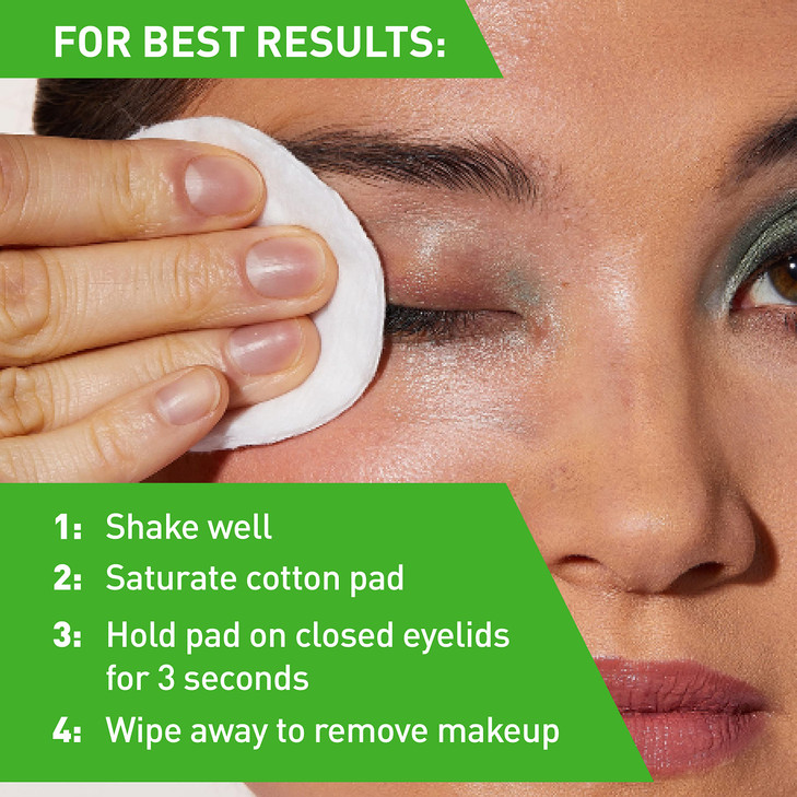 CeraVe Eye Makeup Remover with Hyaluronic Acid and Ceramides Waterproof NonComedogenic Fragrance Free NonGreasy Ophthalm