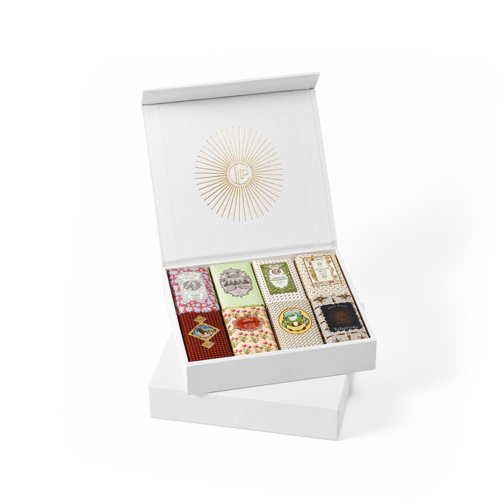 Claus Porto Classico 8 Mini Soaps Gift Box Rich Smooth Creamy Handcrafted Individually Wrapped Aromatic Luxurious Long L