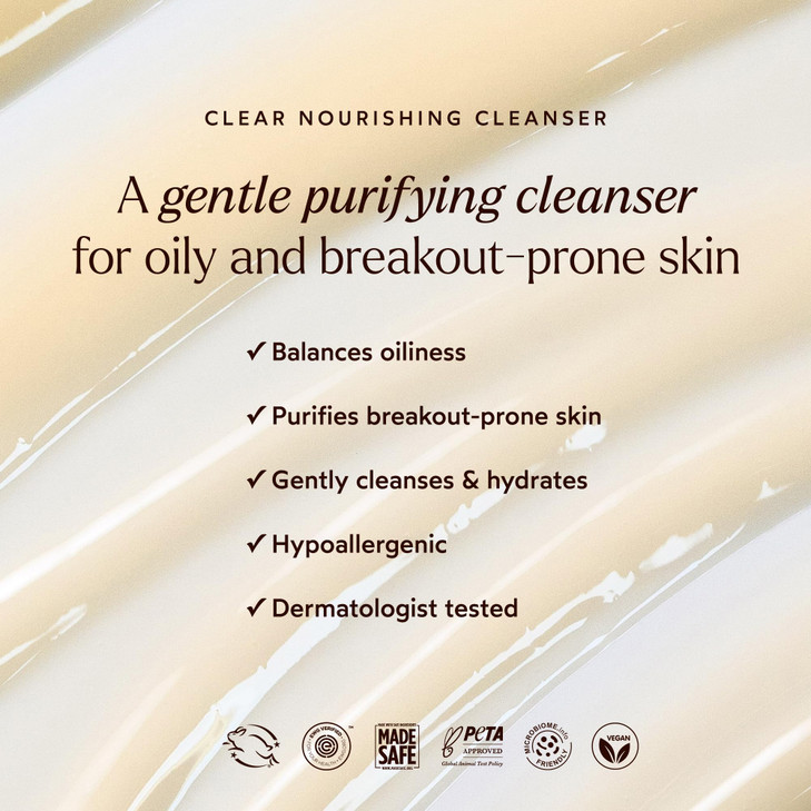 True Botanicals Clear Nourishing Cleanser Gently Moisturizes Refreshes Dry Skin Oily Sensitive Skin Types Dermatologist