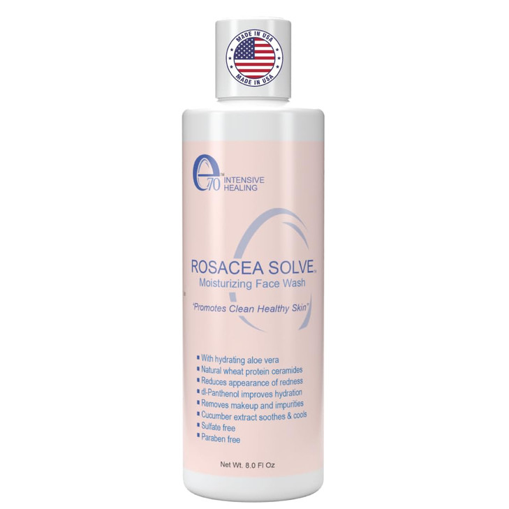 e70 Rosacea Treatment Skincare Face Wash for Women Men Gentle Face Cleanser Moisturizer Redness Reducing Skin Care with