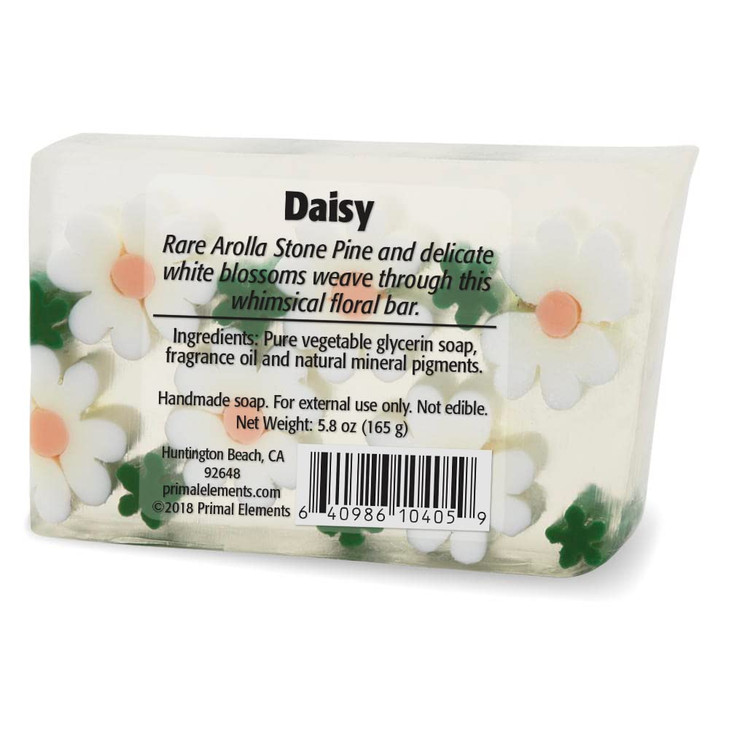 Primal Elements Daisy Wrapped Bar Soap 58 Ounce