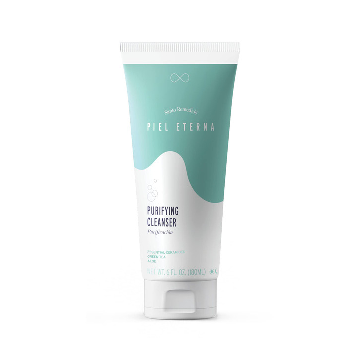 Santo Remedio Piel Eterna Purifying Cleanser Removes Impurities and Provides Antioxidants Contains Essential Ceramides G