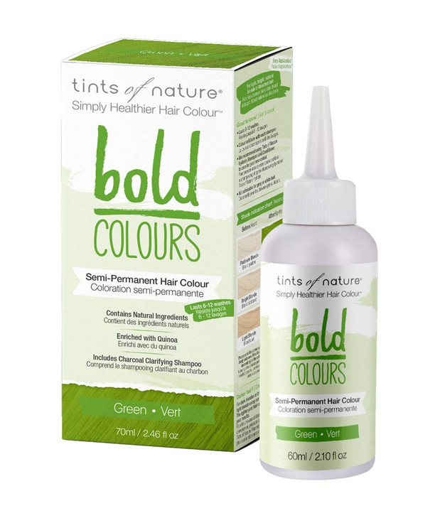 TINTS OF NATURE Green Bold Hair Colour, 70 ML online at globaldelivered