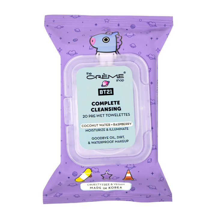The Crme Shop BT21 MANG Complete Cleansing Towelettes 2 PCS
