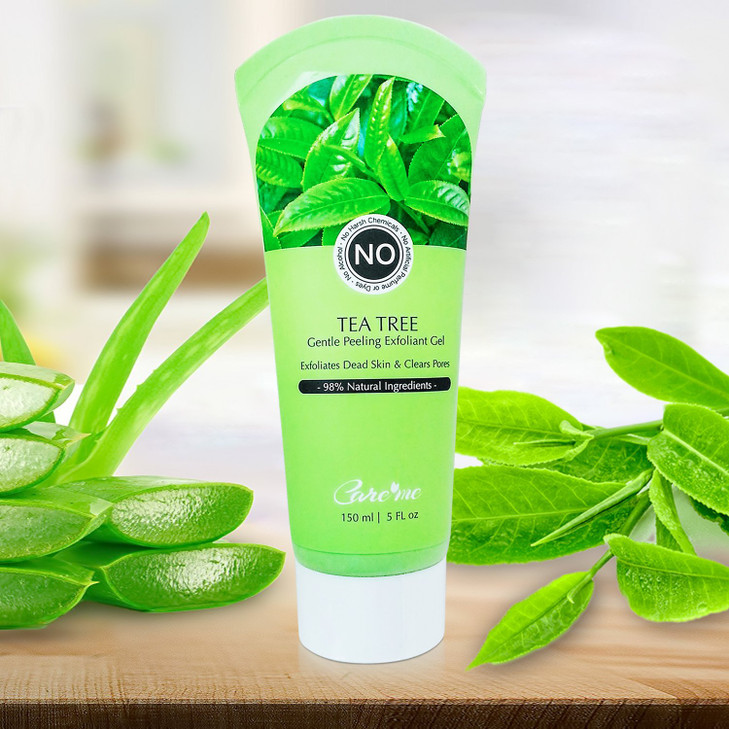 Facial Exfoliating Gel NonScrub Gentle Exfoliantor for Face Body Exfoliates Peels and Removes Dead Skin Cells Reveals Gl