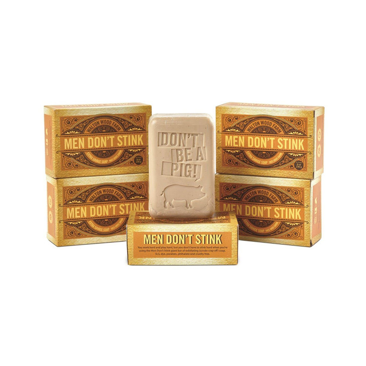 Walton Wood Farm 105 oz Soap Men Dont Stink Warm Amber Spice