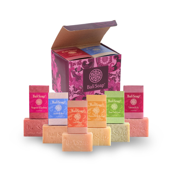 Bali Soap Feminine Collection Handmade Natural Bar Soap for Women Floral Scents with Essential Oils Vegan Cold Process 6