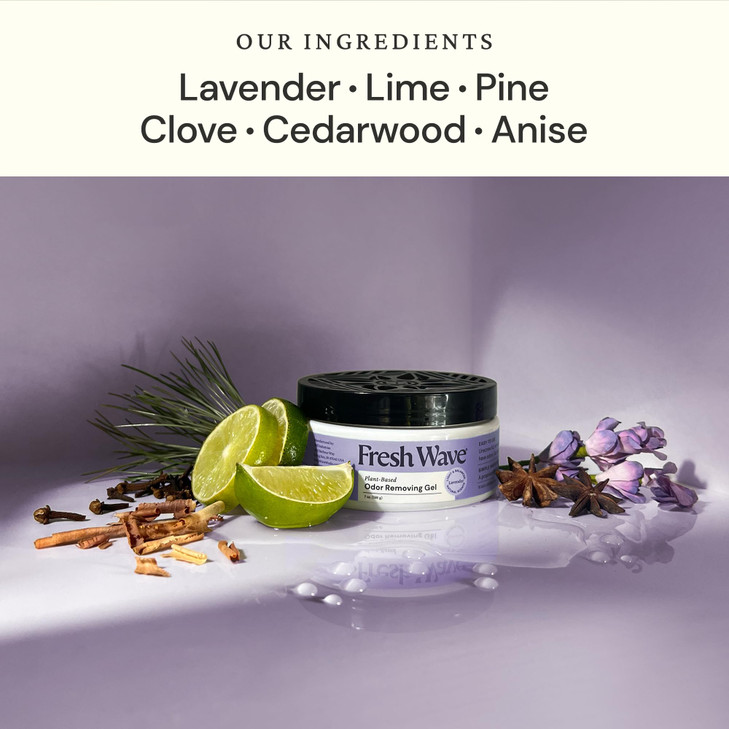 Fresh Wave Lavender Odor Removing Gel 15 oz 7 oz Safer Odor Absorbers for Home Natural PlantBased Odor Eliminator Every