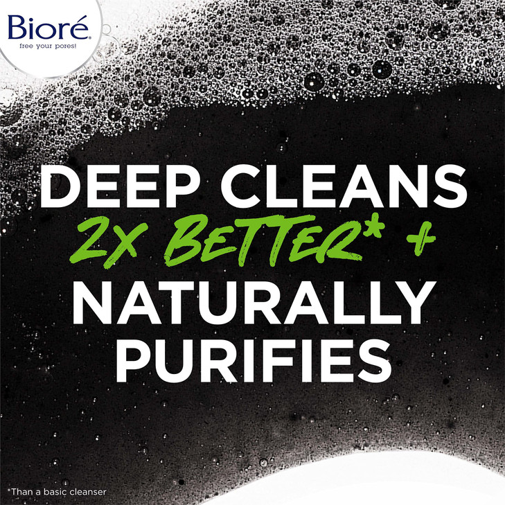 Bior Mens Skincare Charcoal Face Wash Deep Cleans Pores Refreshes Skin 677 Fl Ounces