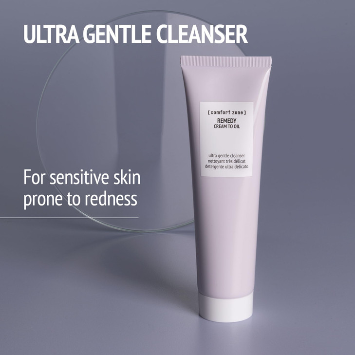 comfort zone Remedy Cream To Oil Cleanser Soothing Nourishing Face Wash Ultra Gentle Fragrance Free Marula Oil Clean Bea