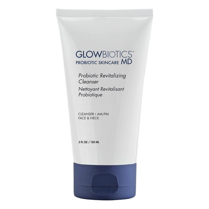 Glowbiotics Probiotic Revitalizing Cleanser AntiAging Face Wash with Peptides 5 oz Hydrating Gel for Hormonal Dry Mature