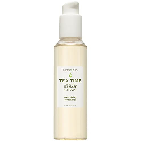 Earth To Skin Tea Time White Tea Face Cleanser AntioxidantRich Daily Face Wash with Glycerin 47 fl oz