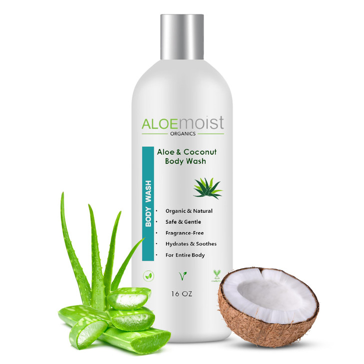 All Natural Body Wash for Women Men Kids Huge 16 oz Non Toxic Organic Shower Gel Moisturizing Sensitive Skin Body Wash C