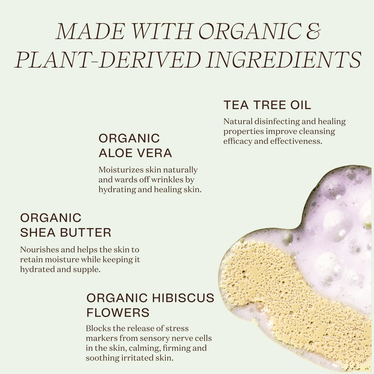 Ingreendients Moisturizing Body Wash For Sensitive Dry All Skin Types pH Balanced Natural Organic NonToxic Vegan Sulfate