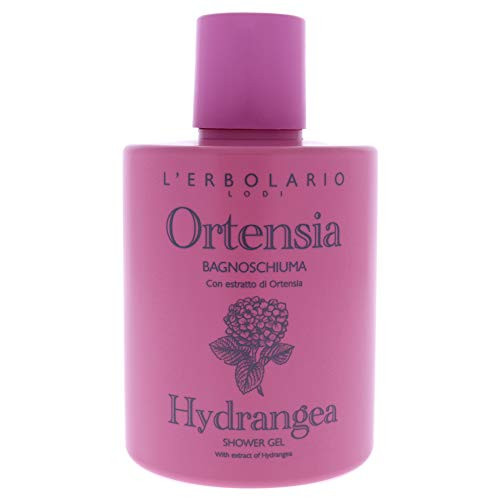 LErbolario Shower Gel Moisturizing Body Wash for Daily Cleansing Protective Body Soap with Sophisticated Perfume Hydrang