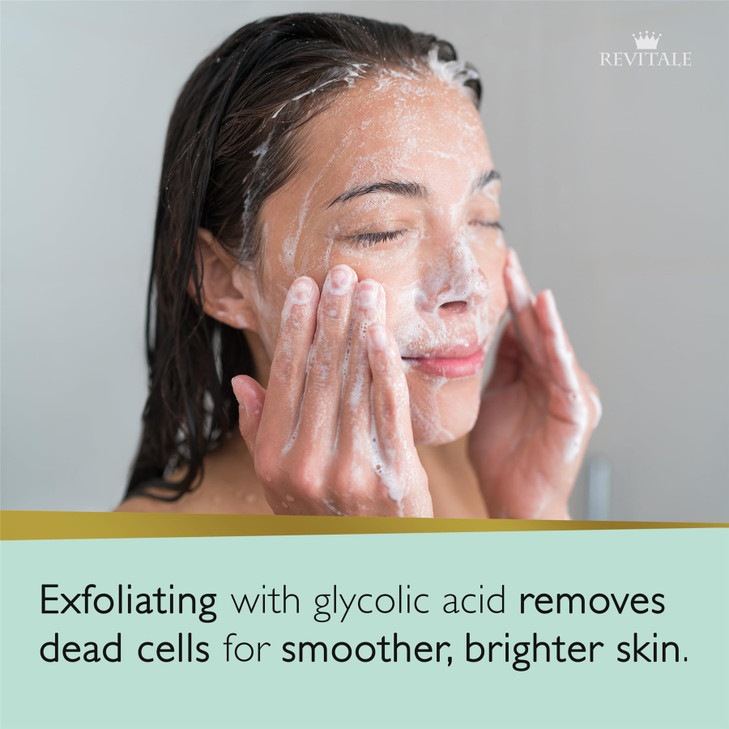 REVITALE Advanced Glycolic Acid Soap Soften Glow Resurface Renew Bar
