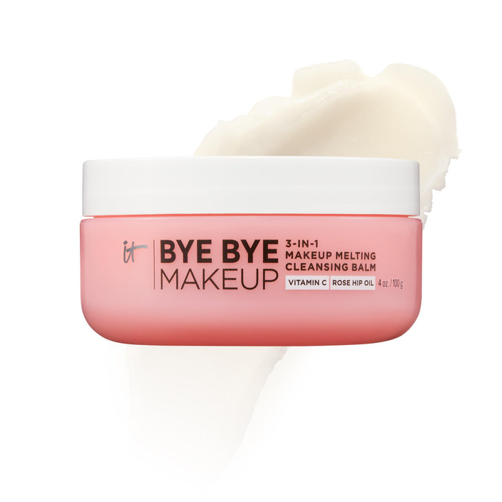 IT Cosmetics Bye Bye Makeup Cleansing Balm 3in1 Makeup Remover Facial Cleanser Hydrating Facial Mask With Vitamin C Cera