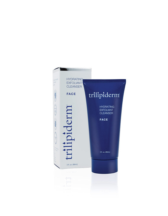 Trilipiderm Hydrating Exfoliant Cleanser 3in1 Face Cleanser Scrub Hydrator FragranceFree Daily Facial Cleanser Travel Si