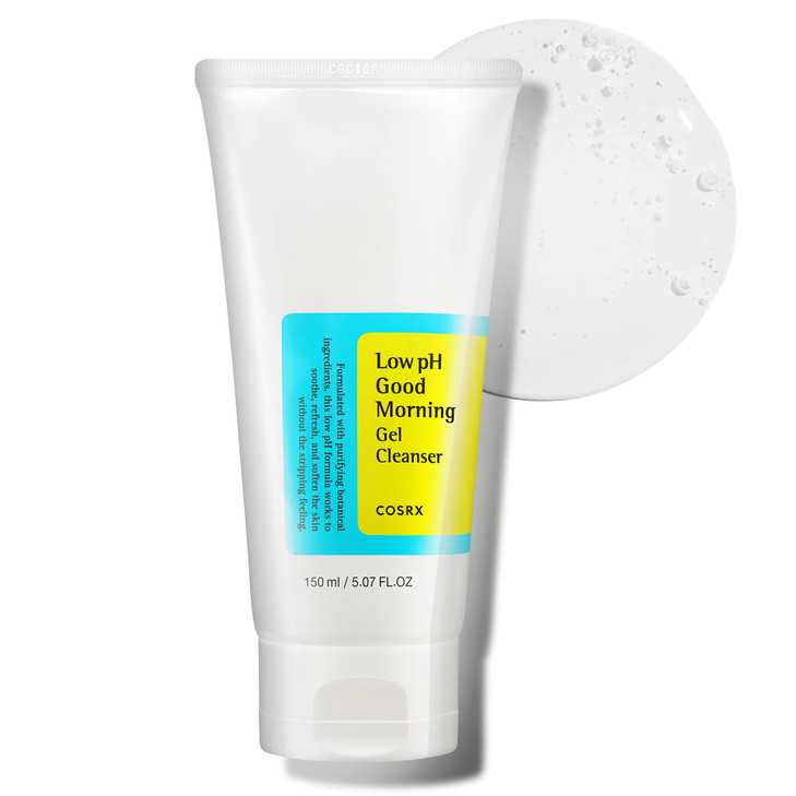 COSRX Low pH Good Morning Gel Face Cleanser 507 fl oz BHA Face Wash Daily Mild Face Cleanser for Sensitive Skin PH Balan