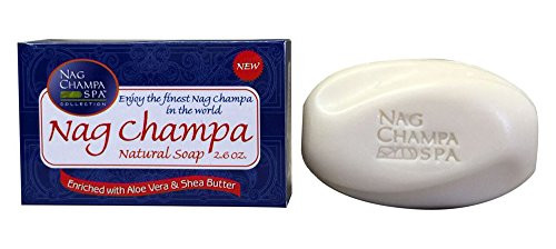 Nag Champa Natural Soap 6 Bars 26 oz 75 g Each Pure vegetable soap for All Skin Types