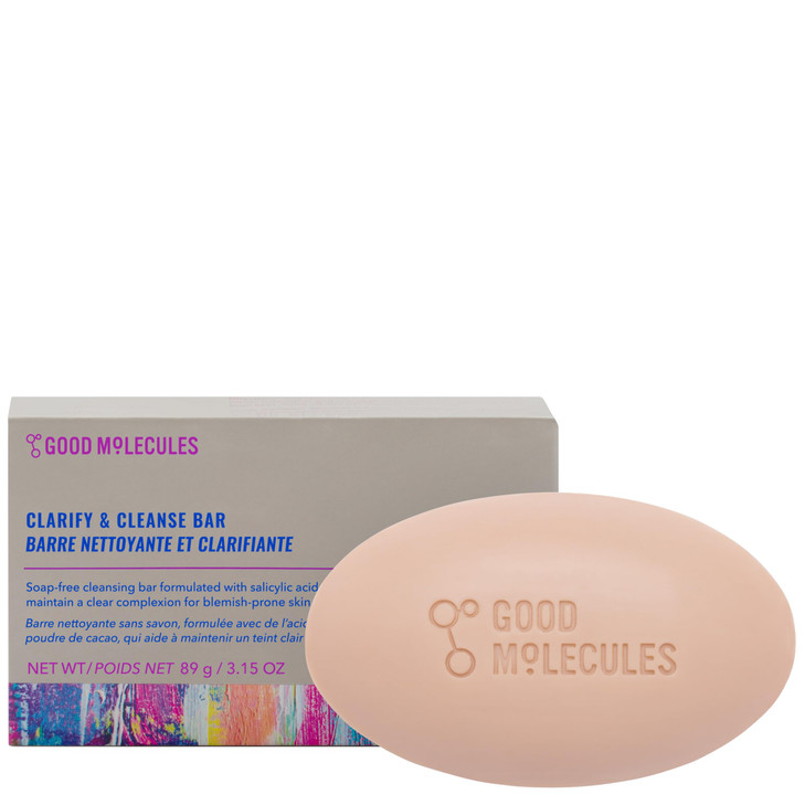 Good Molecules Clarify and Cleanse Bar Soap Free Bar with Salicylic Acid BHA for Skin Tone Balancing and Cleansing Body