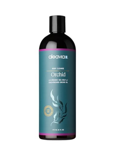 Aleavia Body Cleanse Organic AllNatural Prebiotic Body Wash with Pure ColdPressed Orchid Oil Nourish Your Skin Microbiom