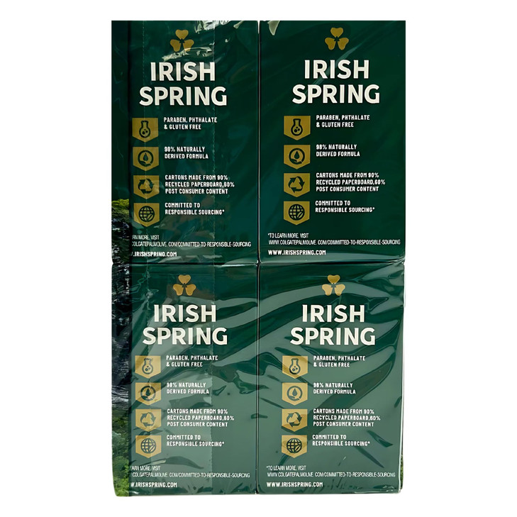 Irish Spring bar Soap 204 Oz Net Wt Oz Original 74 Ounce Pack of 1