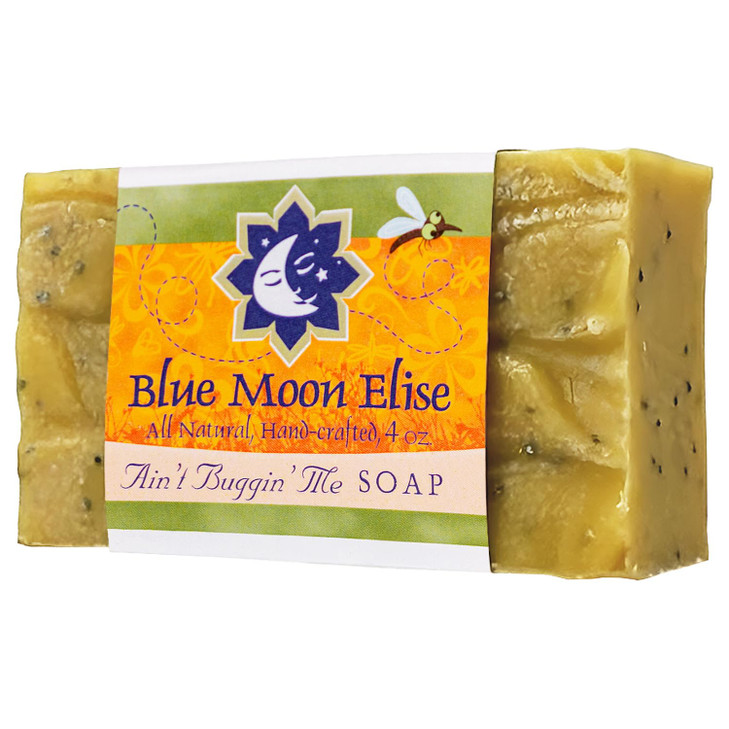 Blue Moon Elise Aint Buggin Me Citronella Bar Soap for Men and Women Natural Handmade Soap with Pure Citronella Essentia