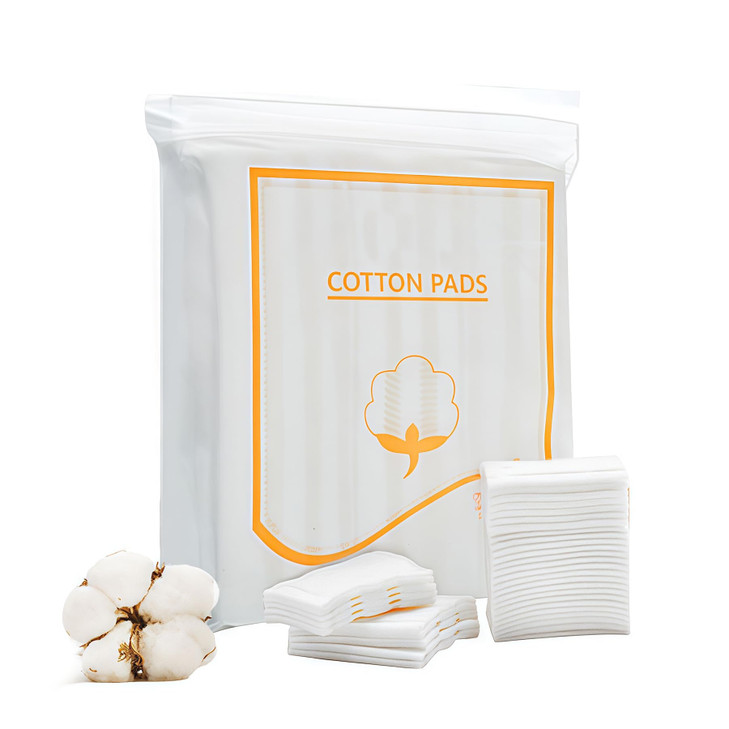 220 Pcs 3 Layer Cotton Makeup Pads Rectangle Facial Cotton Puffs for Makeup Remover Cleansing