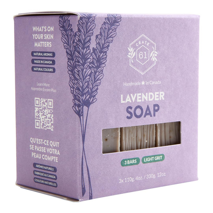 Crate 61 Natural Bar Soap Vegan Lavender Handmade Soap With Premium Essential Oils Cold Pressed Face And Body Bar For Me