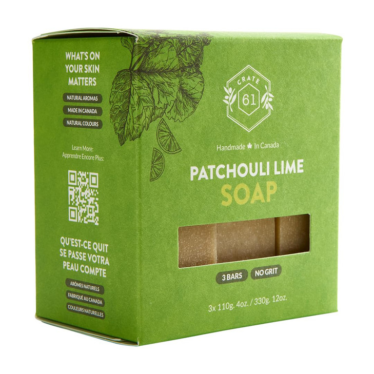 Crate 61 Handmade in Canada Plant Based Cold Process Natural Bar Soap For Face And Body With Premium Essential Oils For