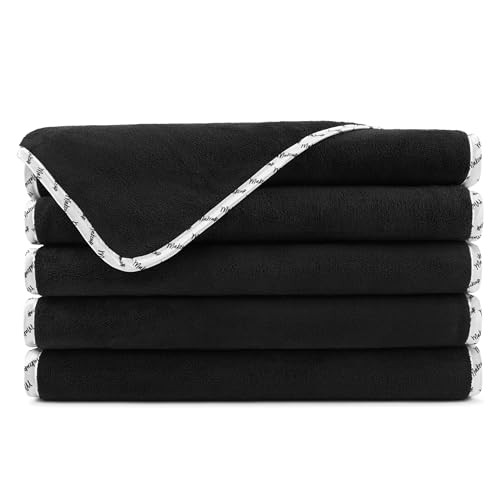 Arkwright Makeup Remover Wash Cloth Pack of 6 Ultra Soft Gentle Microfiber Coral Fleece Small Fingertip Towels Powder Ro