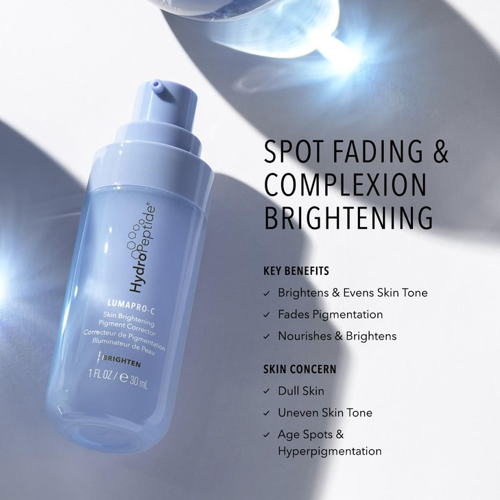 HydroPeptide LumaProC Face Serum Peptide Pigment Complexion Corrector Nourish Skin 1 Ounce