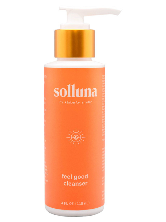 Solluna by Kimberly Snyder Hydrating AntiAging Facial Cleanser Soothing pH Balanced Gentle Face Wash Moisturizing Natura