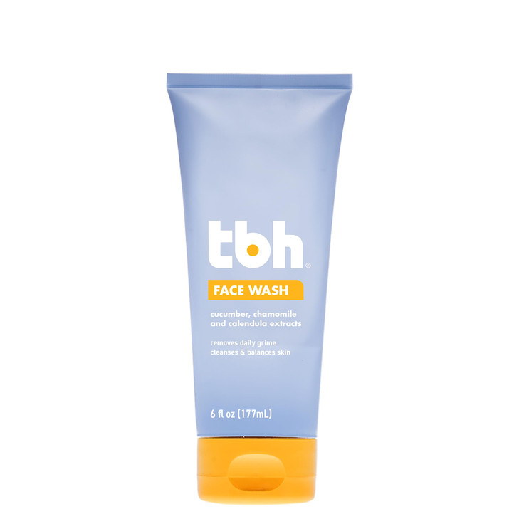 TBH Kids Gentle Gel Face Wash Hydrating Daily Cleanser for Preteens Teens Soothing Chamomile Calendula for Sensitive Dry
