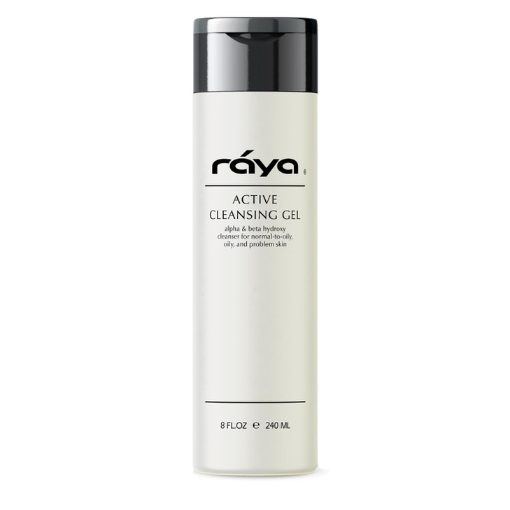 Raya Active Facial Cleansing Gel G107 Oil Control Cleanser with AHA and BHA Deep Pore Gel for Oily and BreakOut Skin Gen