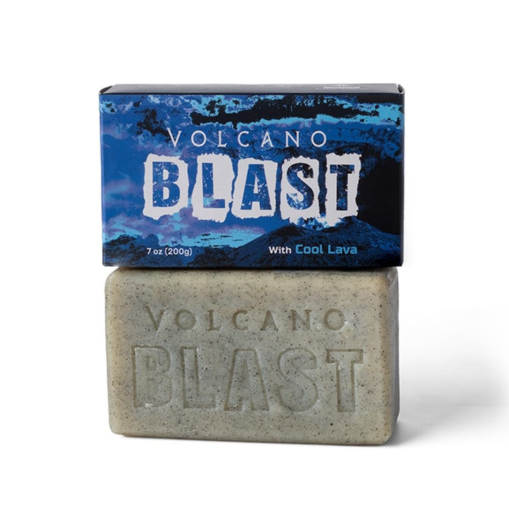 Bali Soap Volcano Blast Natural Bar Soap for Men Mechanic Gardener Gifts Scrubby Lava Exfoliating Heavy Grit Volcanic So