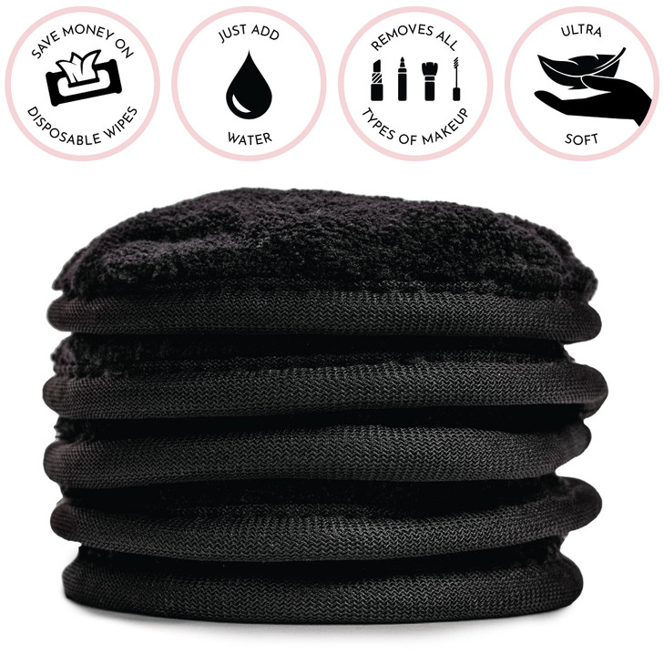 ST INC Makeup Remover Wipes for Skin Care with Laundry and Storage Bag Reusable Makeup Wipes or Face Towels Travel Essen