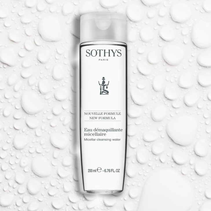 SOTHYS Micellar Cleansing Water Face Cleanser and Makeup Remover Gentle and Hydrating Lotion for All Skin Types