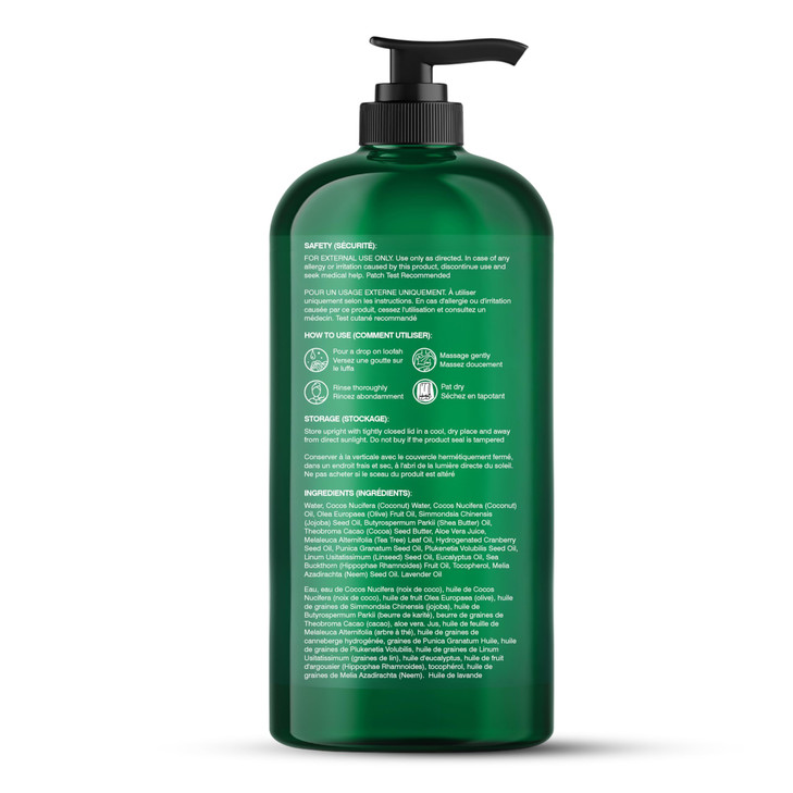 Botanic Hearth Eucalyptus Tea Tree Body Wash Refreshing Invigorating Shower Gel for Men Women Helps Soothe Skin Sulfate