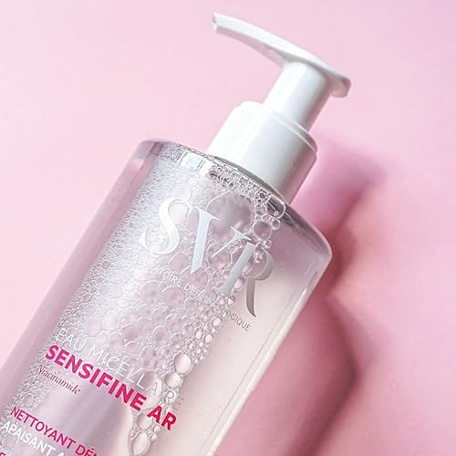 SVR Sensifine Micellar Water With Niacinamide Soothing Redness Relief Face Cleanser Makeup Remover For Face Eyes Lips Ge
